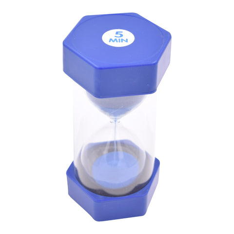 Medium Sand Timer - 5 Minutes (Blue)-AllSensory, Classroom Resources, Discontinued, Educational Classroom Materials, Educational Play, Maths, Playlearn, Primary Maths, PSHE, Sand Timers & Timers, Schedules & Routines, Sensory Seeking, Stock, Time, Visual Sensory Toys-Learning SPACE