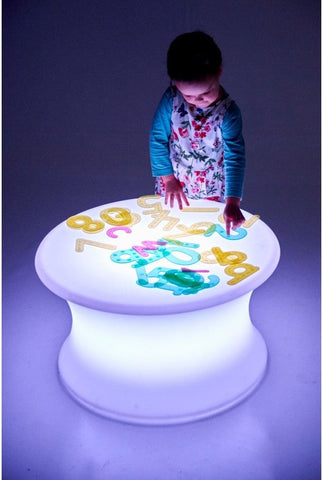 Sensory Colour Changing Mood Light Table-Coffee table, Light Boxes, Round, Stock, Table, Teenage Lights, TickiT-Learning SPACE