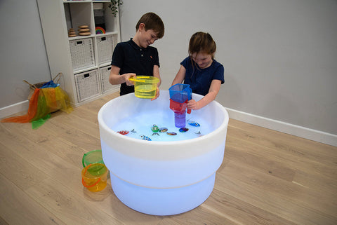 Sensory Mood Water Table-AllSensory, Arts & Crafts, Craft Activities & Kits, Light Boxes, Round, Sensory Light Up Toys, Stock, Table, TickiT, Underwater Sensory Room-Learning SPACE