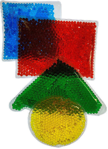 Sensory Soft Bead Filled Squidgy Shapes (Set of 4)-ADD/ADHD, AllSensory, Early Years Sensory Play, Fidget, Fidget Sets, Helps With, Light Box Accessories, Neuro Diversity, Playlearn, Sensory Seeking, Squishing Fidget, Stock, Stress Relief, Visual Sensory Toys-Learning SPACE