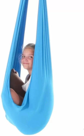 Sensory Therapeutic Hammock Swing - Cocoon-Calming and Relaxation, Gross Motor and Balance Skills, Hammocks, Helps With, Indoor Swings, Outdoor Swings, Planning And Daily Structure, Playlearn, Stock, Strength & Co-Ordination, Teen & Adult Swings, Vestibular-Learning SPACE