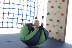 Sensory Therapeutic Swing - Suspended Pear Beanbag-Additional Need, Bean Bags, Bean Bags & Cushions, Calming and Relaxation, Gross Motor and Balance Skills, Hammocks, Helps With, Indoor Swings, Nurture Room, Outdoor Swings, Playlearn, Proprioceptive, Stock, Teen & Adult Swings, Vestibular-Learning SPACE