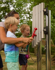 Soprano Pentatonic Freechimes with Legs - Sensory Garden Musical Instrument-Matrix Group, Music, Outdoor Musical Instruments, Playground Equipment, Primary Music, Sensory Garden-Learning SPACE