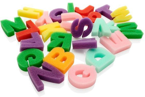 Sponge Alphabet A-Z-Art Materials, Arts & Crafts, Baby Arts & Crafts, Crafty Bitz Craft Supplies, Early Arts & Crafts, Early Years Literacy, Learn Alphabet & Phonics, Literacy Toys, Painting Accessories, Primary Literacy, Stock-Learning SPACE