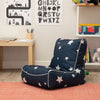 Star Print UV Chair - Bean Bag-AllSensory, Bean Bags, Bean Bags & Cushions, Eden Learning Spaces, Nurture Room, Star & Galaxy Theme Sensory Room, Stock, Teenage & Adult Sensory Gifts, UV Reactive, Wellbeing Furniture-Learning SPACE