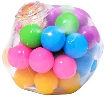 Stress Ball with Balls Inside-AllSensory, Calmer Classrooms, Fidget, Helps With, Playlearn, Pocket money, Stock, Stress Relief, Teenage & Adult Sensory Gifts, Toys for Anxiety-Learning SPACE