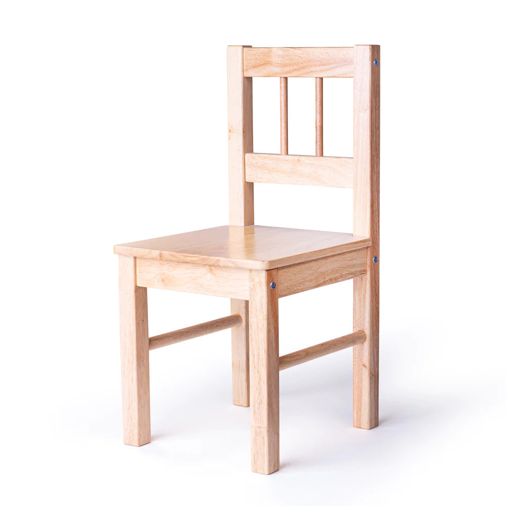 Sturdy Natural Wooden Child's Chair-Bigjigs Toys, Children's Wooden Seating, Classroom Chairs, Nurture Room, Seating, Sensory Room Furniture, Wellbeing Furniture-Learning SPACE