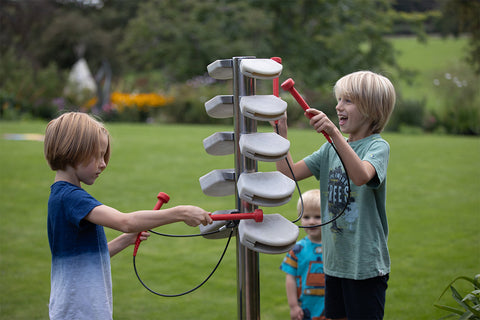 Temple Block Tree - Sensory Garden Musical Instruments-Drums, Music, Outdoor Musical Instruments, Playground Equipment, Primary Music, Sensory Garden-Ground Install-Learning SPACE