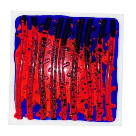 Textured Massage Liquid Tiles Set of 4 - 30cm-AllSensory, Featured, Helps With, Lumina, Playlearn, Sensory Flooring, Sensory Processing Disorder, Sensory Seeking, Tactile Toys & Books, Teen Sensory Weighted & Deep Pressure, Teenage & Adult Sensory Gifts, Vibration & Massage, Visual Sensory Toys-Learning SPACE