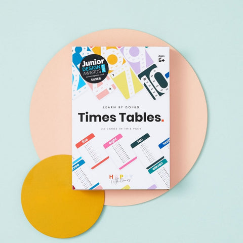 Times Tables Flashcards - Happy Little Doers-Early Years Maths, Happy Little Doers, Maths, Maths Worksheets & Test Papers, Multiplication & Division, Primary Maths-Learning SPACE