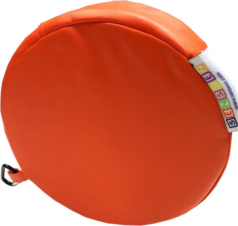 Vibrating Orange Circle Pillow Cushion-AllSensory, Autism, Bean Bags & Cushions, Calming and Relaxation, Cushions, Down Syndrome, Helps With, Movement Chairs & Accessories, Neuro Diversity, Seating, Sensory Processing Disorder, Sensory Seeking, Teen Sensory Weighted & Deep Pressure, Vibration & Massage, Wellbeing Furniture-Learning SPACE