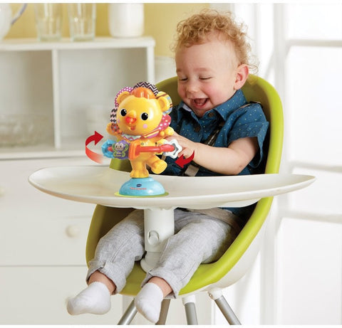 Vtech Twist & Spin Lion-AllSensory, Baby & Toddler Gifts, Baby Cause & Effect Toys, Baby Musical Toys, Baby Sensory Toys, Gifts For 3-6 Months, Gifts For 6-12 Months Old, Music, Stock, VTech-Learning SPACE