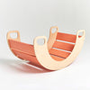 Wooden Slat Rocker Board-Additional Need, AllSensory, Balancing Equipment, Best Seller, Bounce & Spin, Early Years Sensory Play, Gross Motor and Balance Skills, Helps With, Matrix Group, Movement Breaks, Proprioceptive, Rocking, Sensory Processing Disorder, Sensory Seeking, Vestibular-Red-Learning SPACE