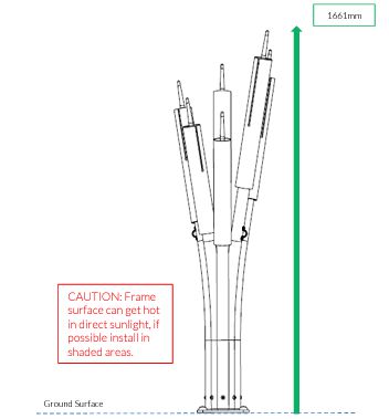 Cattails - A-Minor (Set of 6) - Sensory Garden Musical Instruments-Cerebral Palsy, Music, Outdoor Musical Instruments, Playground Equipment, Primary Music, Sensory Garden-Learning SPACE